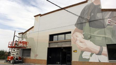 Imagen Grañén suma un nuevo mural de la mano de Vivesoy