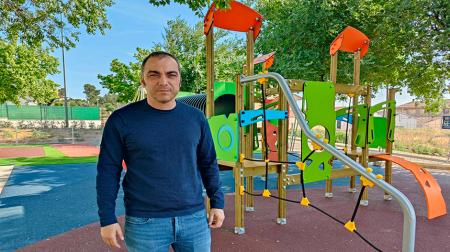 Imagen Grañén ultima la remodelación de su parque infantil