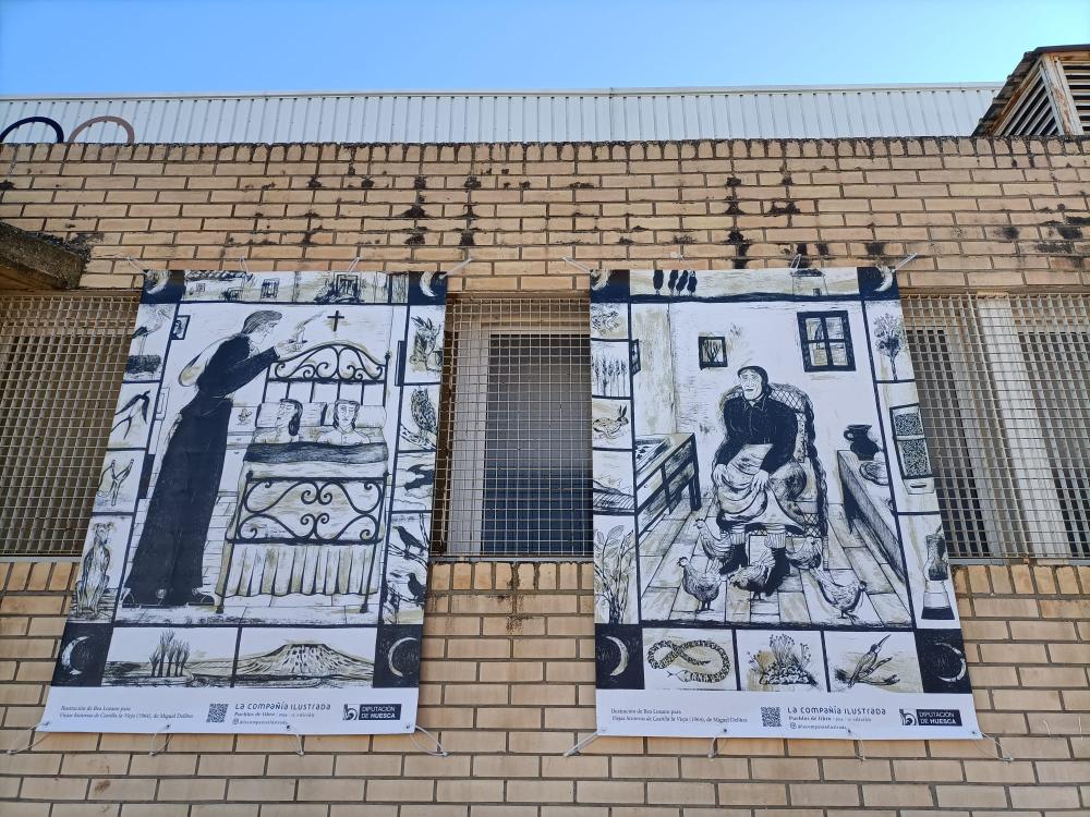 Imagen La exposición ‘Pueblos de libro’ de la Diputación de Huesca ya puede verse en Grañén