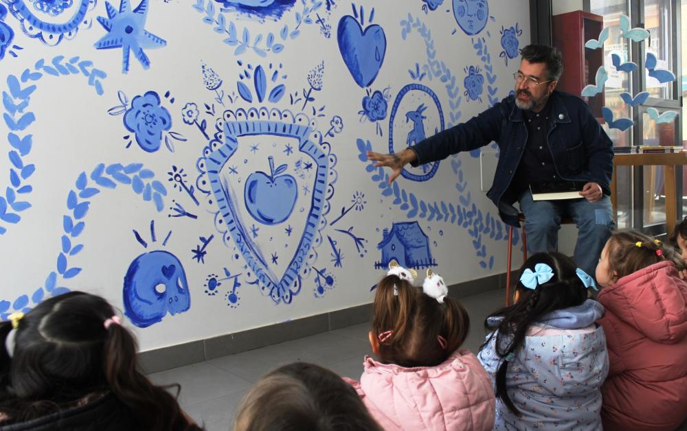 Imagen Grañén suma una nueva obra de arte firmada por Aitor Saraiba