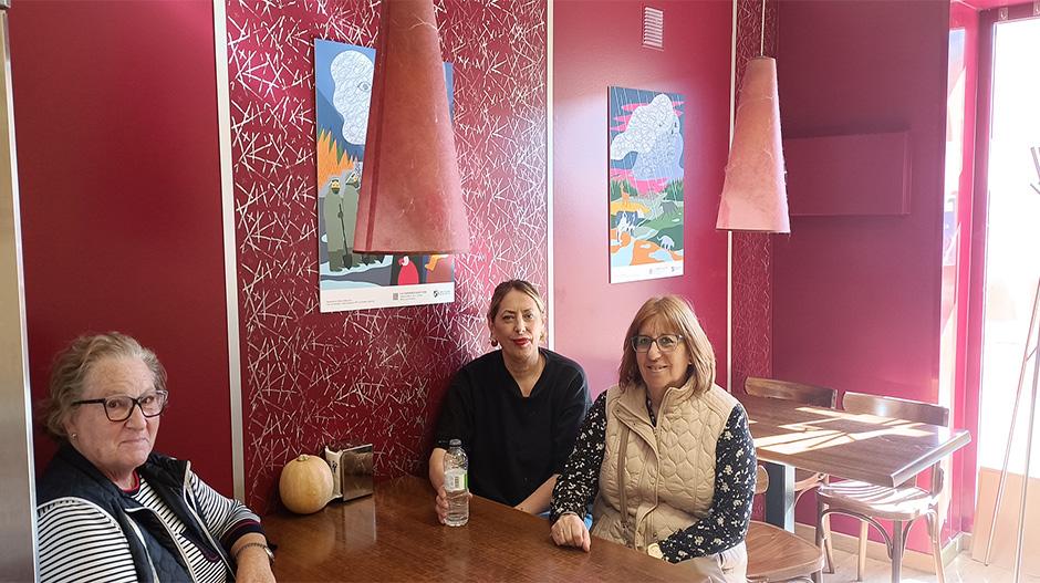 Imagen La Compañía Ilustrada dota de arte comercios y espacios públicos de Grañén