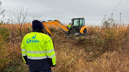 Imagen El Ayuntamiento de Grañén trabaja para restablecer la normalidad en el...