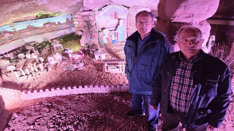 Imagen El belén de la cueva de Grañén sigue creciendo con nuevos elementos en su cuarta edición