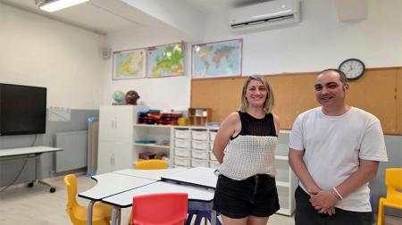 Imagen El colegio Santiago Apóstol de Grañén mejora sus instalaciones con...
