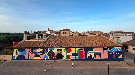 Imagen Grañén sigue pintando su museo al aire libre con Fratelli Moca
